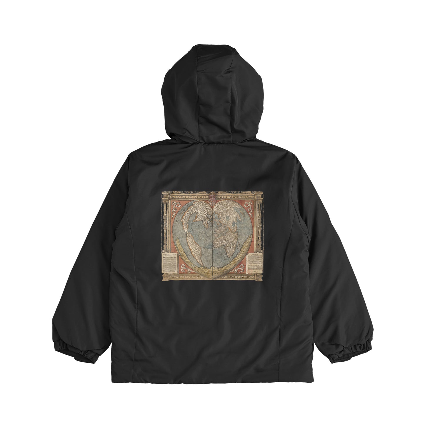 Oronce Fine - A Modern and Complete Map of the World black image