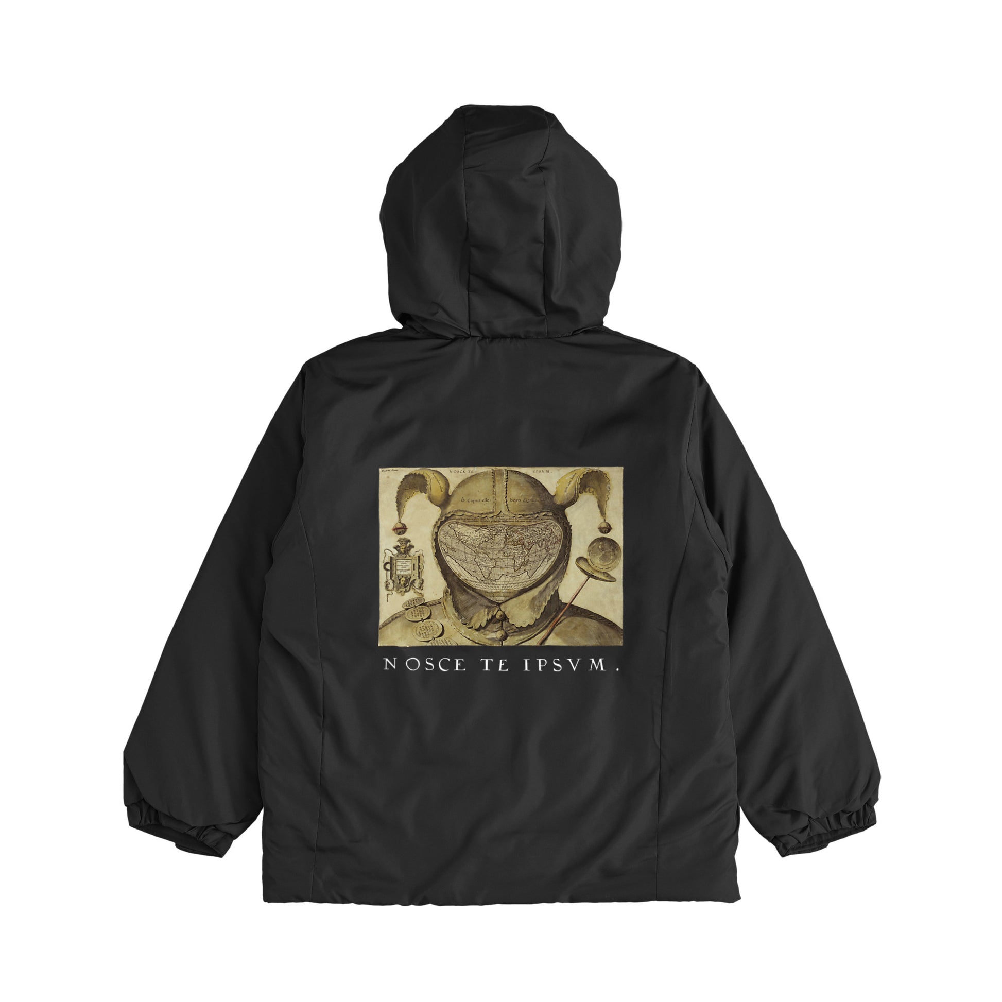 Unknown - Fool's Cap Map of the World black image