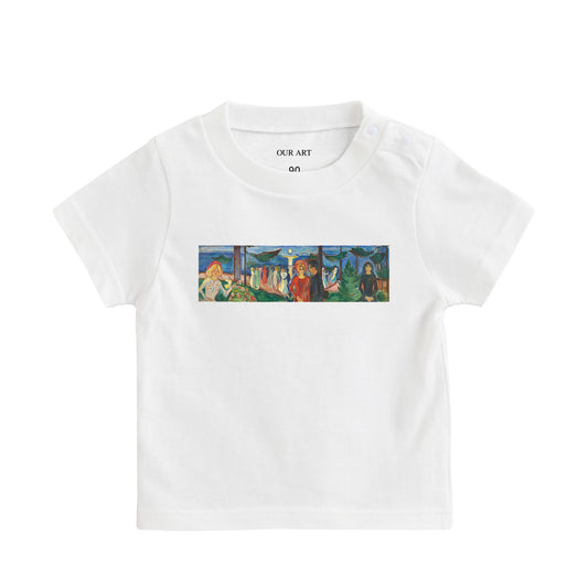 Edvard Munch - Afterglow(Baby T-Shirt) white image