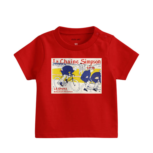 Henri de Toulouse-Lautrec - Afterglow(Baby T-Shirt) red image