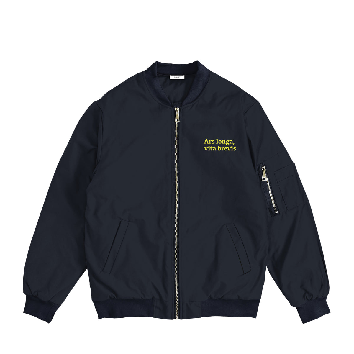 Ippocrate - Citazioni immagine blu navy