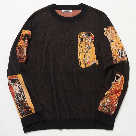 Gustav klimt -maglione knit