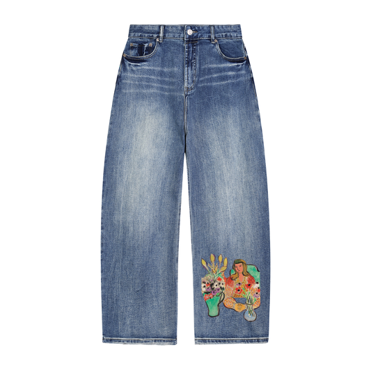 Henri Matisse - Young Girl with Anemones on a Violet Background