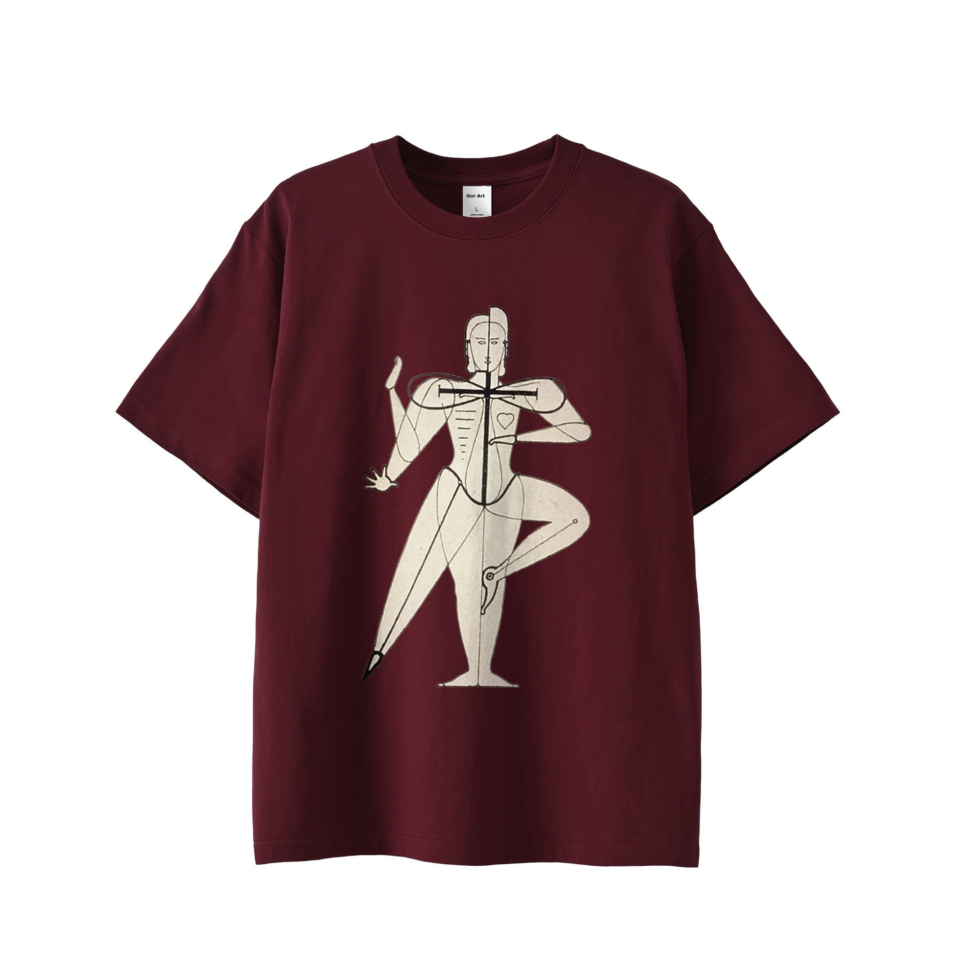 Oskar Schlemmer - Cycle burgundy image