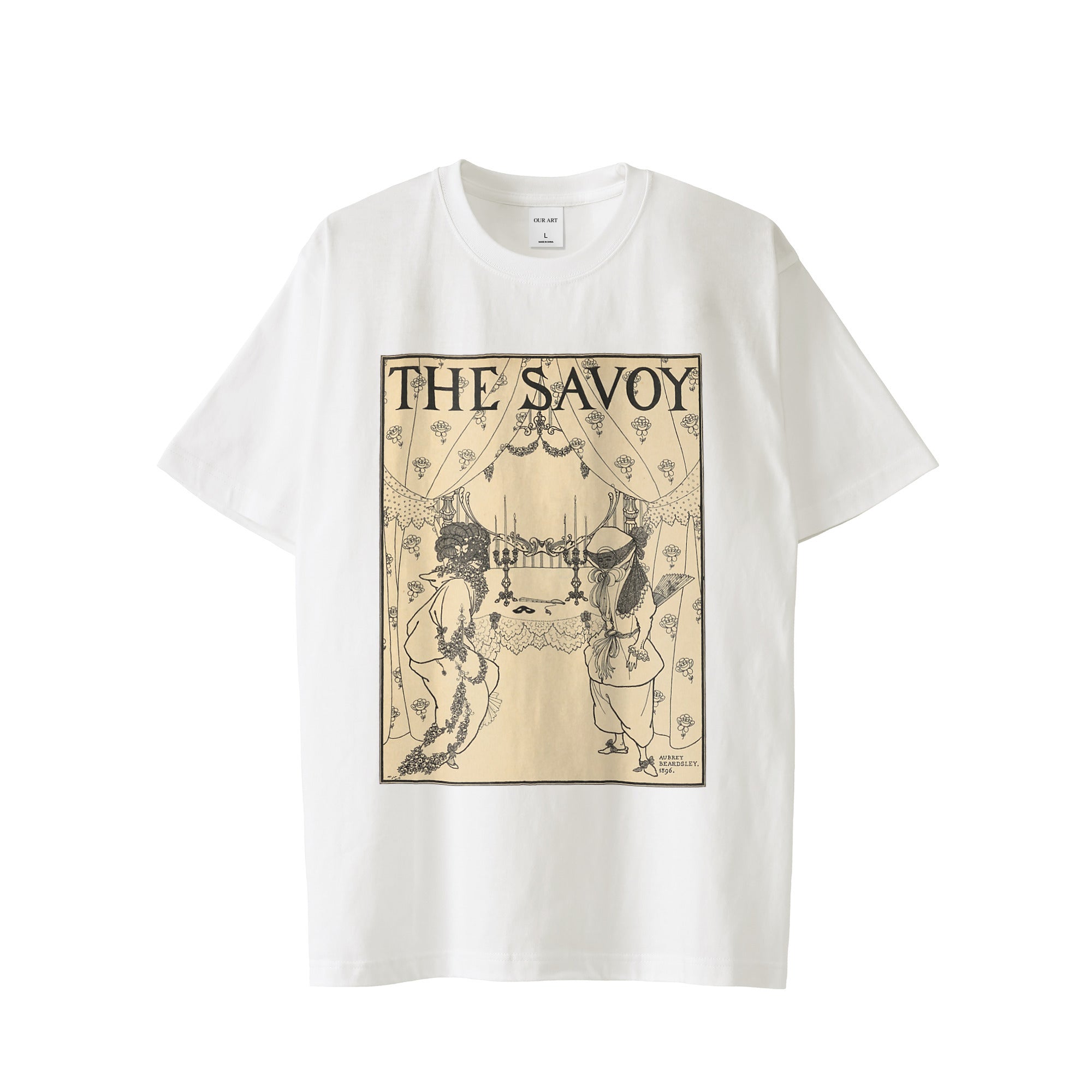 ビアズリーのTシャツ Aubrey Beardsley - Afterglow | オーブリー・ビアズリーの余韻 - OUR ART