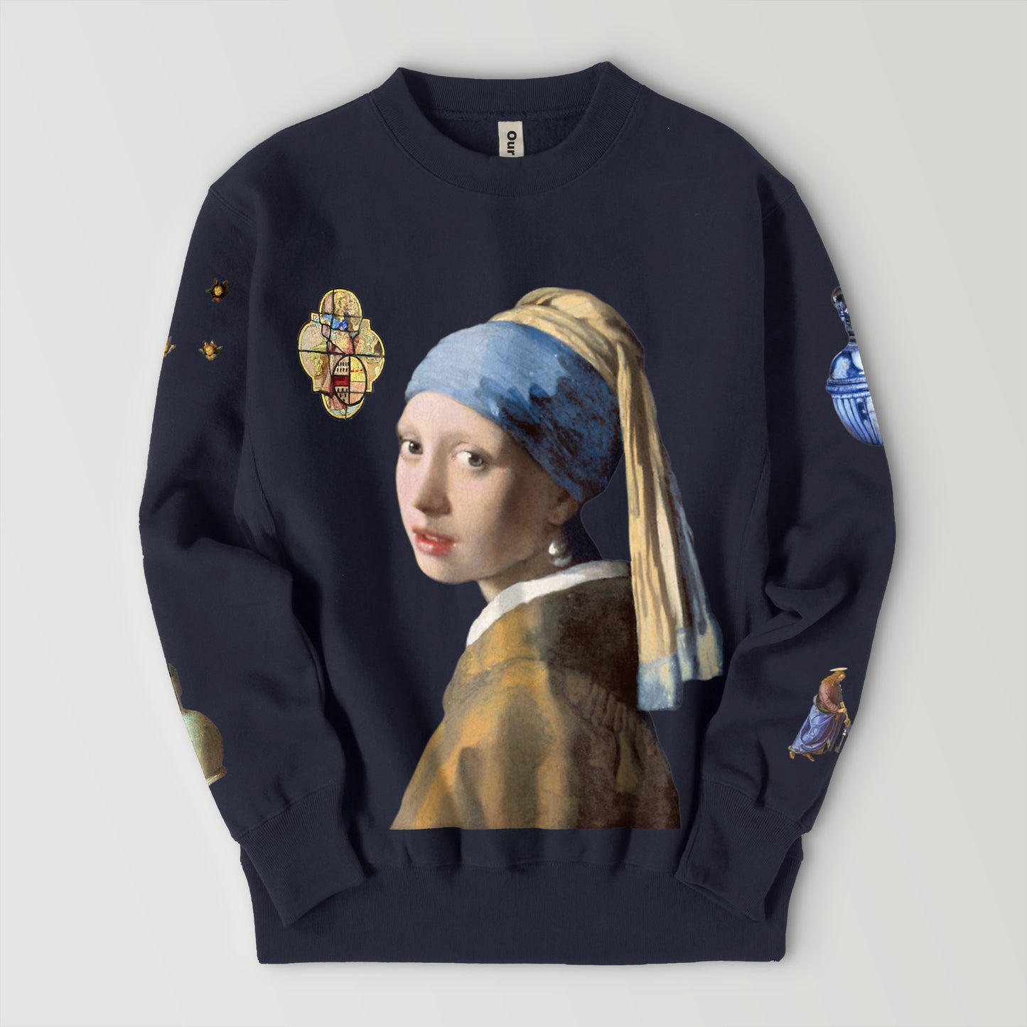 Johannes Vermeer e Pietro Perugino - Collage