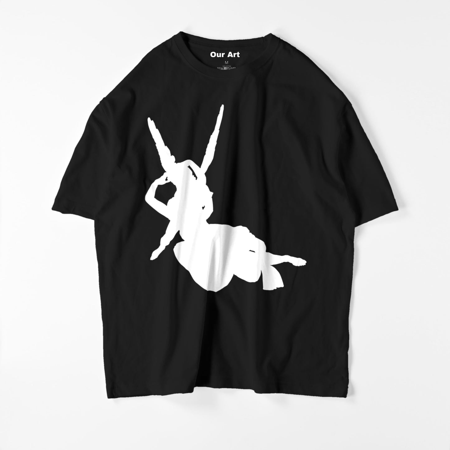 Psyche Revived by Cupid's Kiss (Black t-shirt)