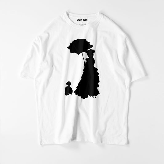 Donna con un Parasol -Madame Monet e suo figlio (T -Shirt White)