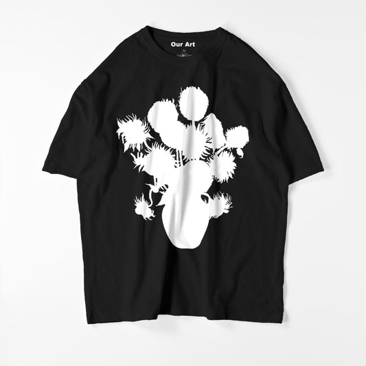 Girasoles (camiseta negra)