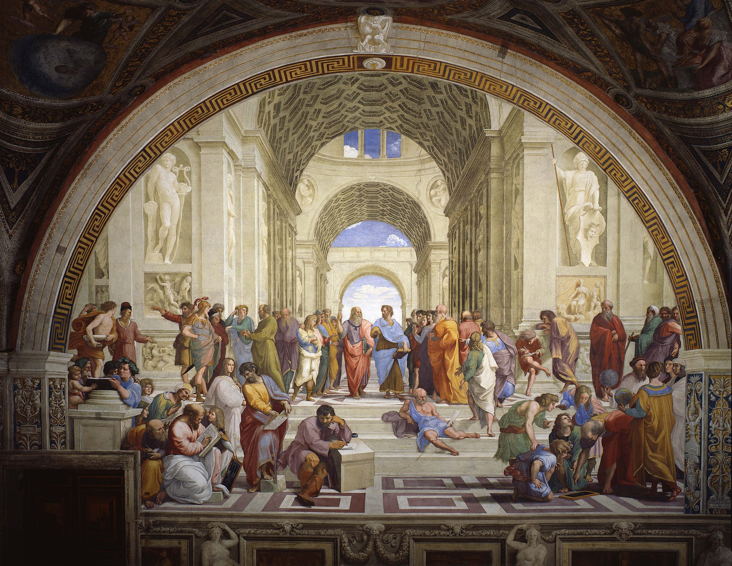 School of Athens  (White t-shirt)