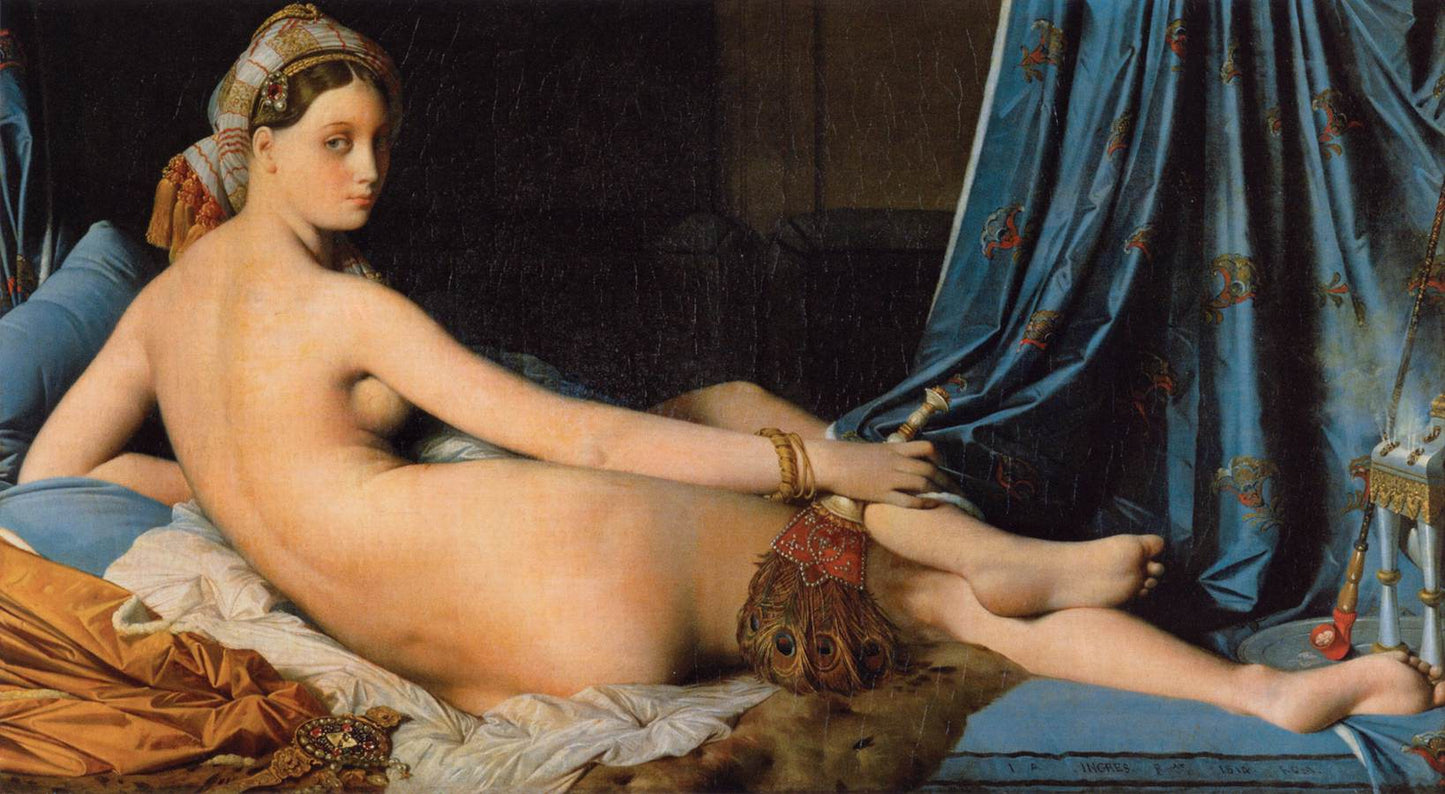 Grande Odalisque (maglietta nera)