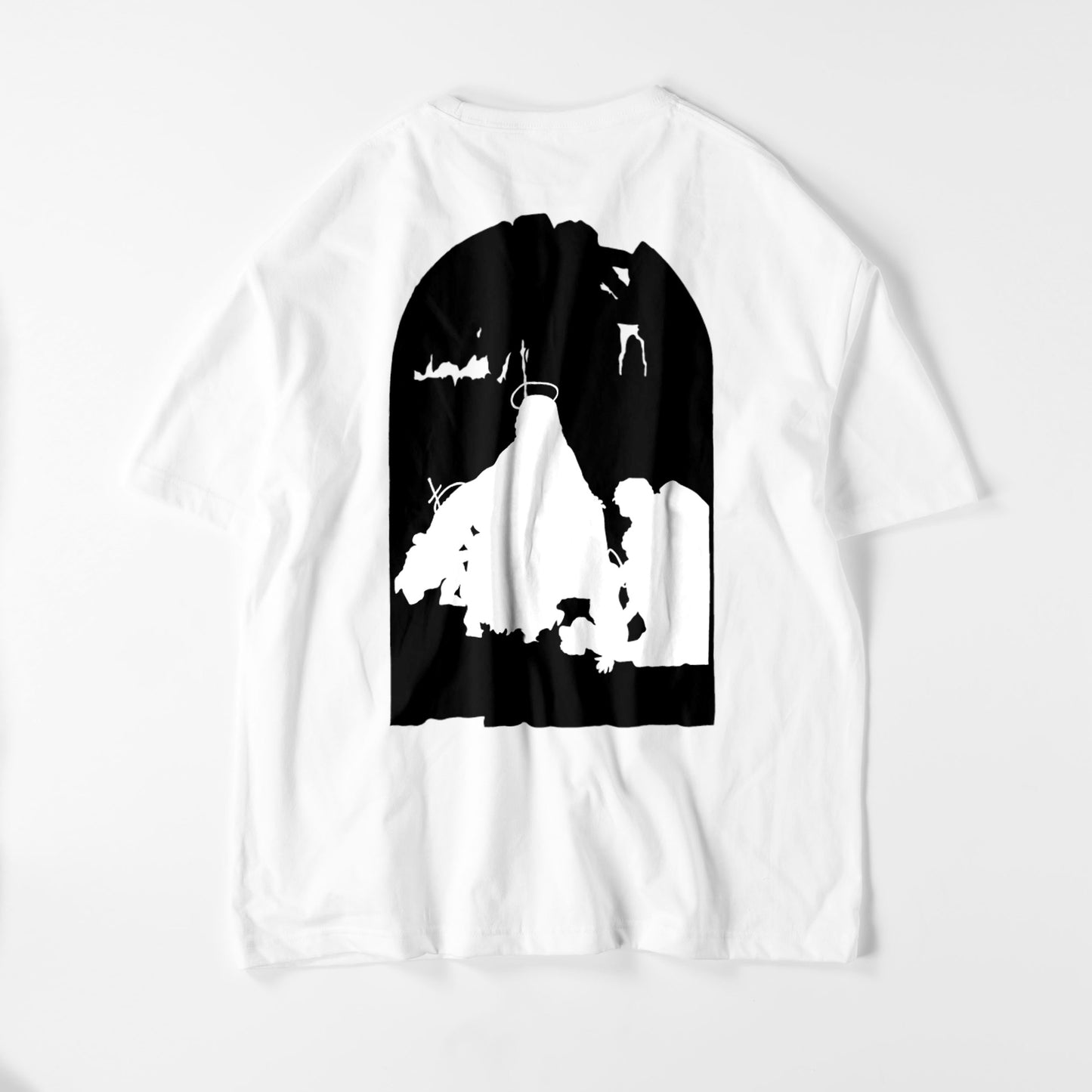 Vergine delle Rocce (camiseta blanca)