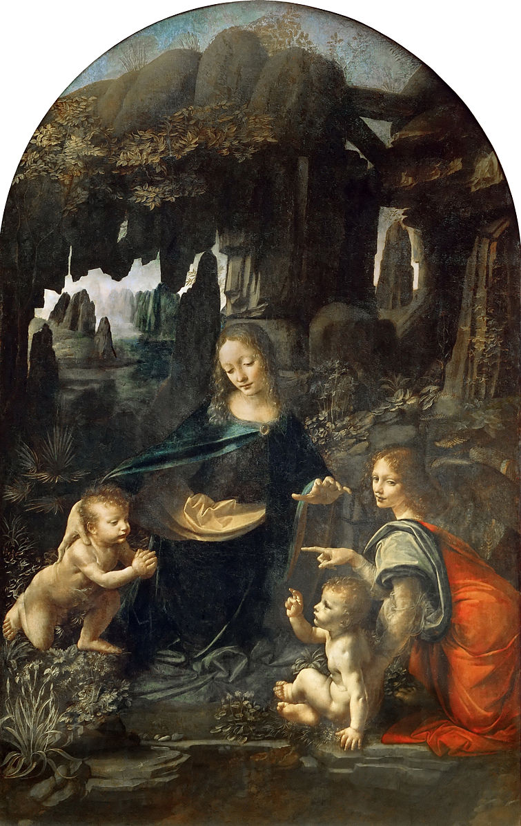 Vergine Delle Rocce (maglietta bianca)