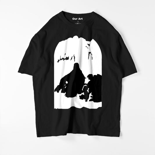 Vergine delle Rocce  (Black t-shirt)