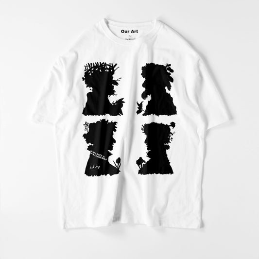 Four saisons (t-shirt blanc)